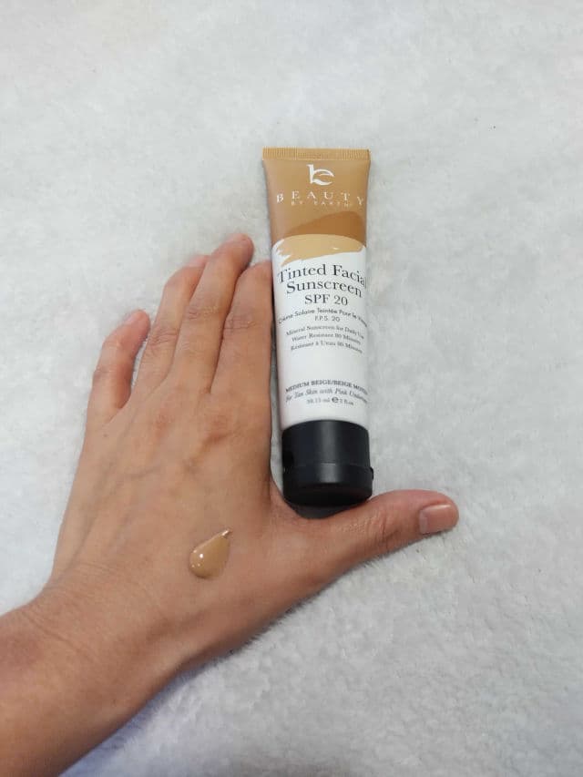 Beauty By Earth Facial Sunscreen Tinted review photo by damaris7leo