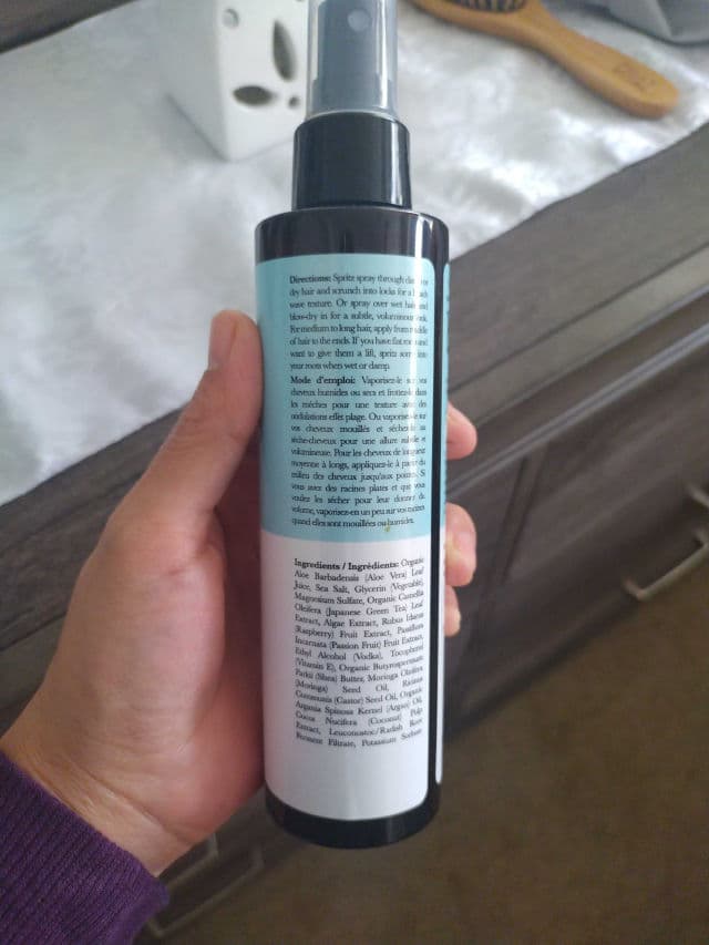 Beauty By Earth Sea Salt Spray Hair Texturizer - Ocean Waves review photo by damaris7leo