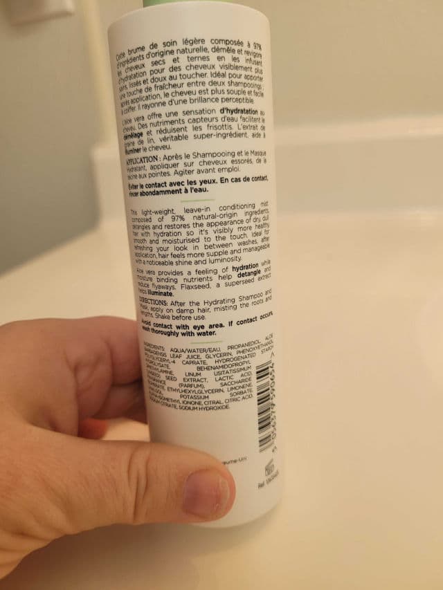 Christophe Robin Hydrating Leave-In Mist with Aloe Vera review photo by junebug