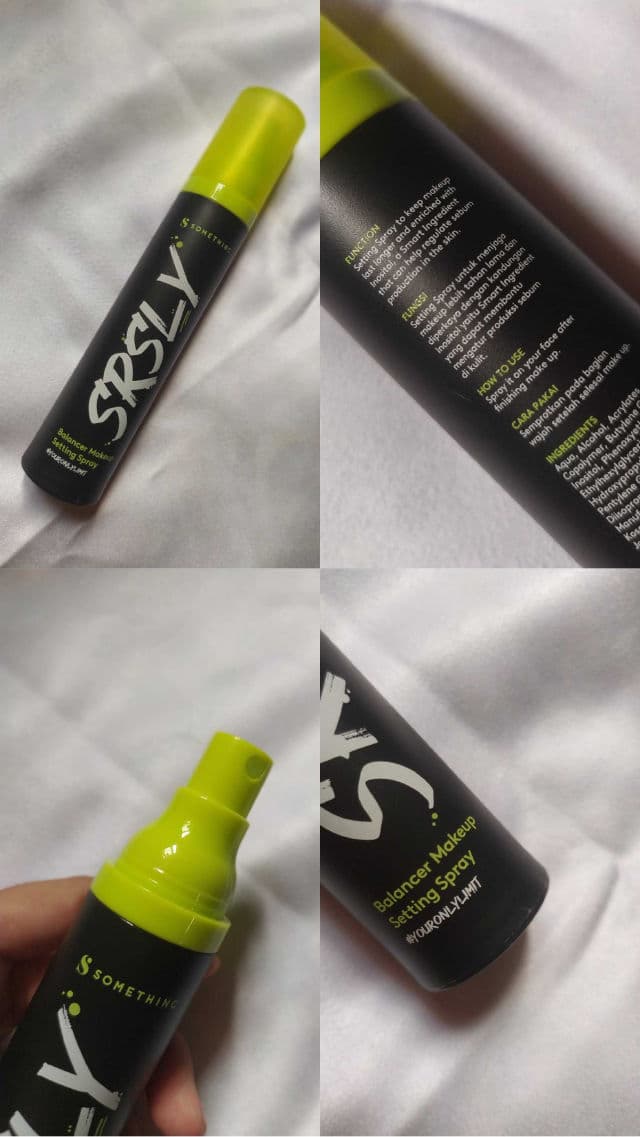 Somethinc SRSLY Balancer Makeup Setting Spray review photo by wednesdayaddams