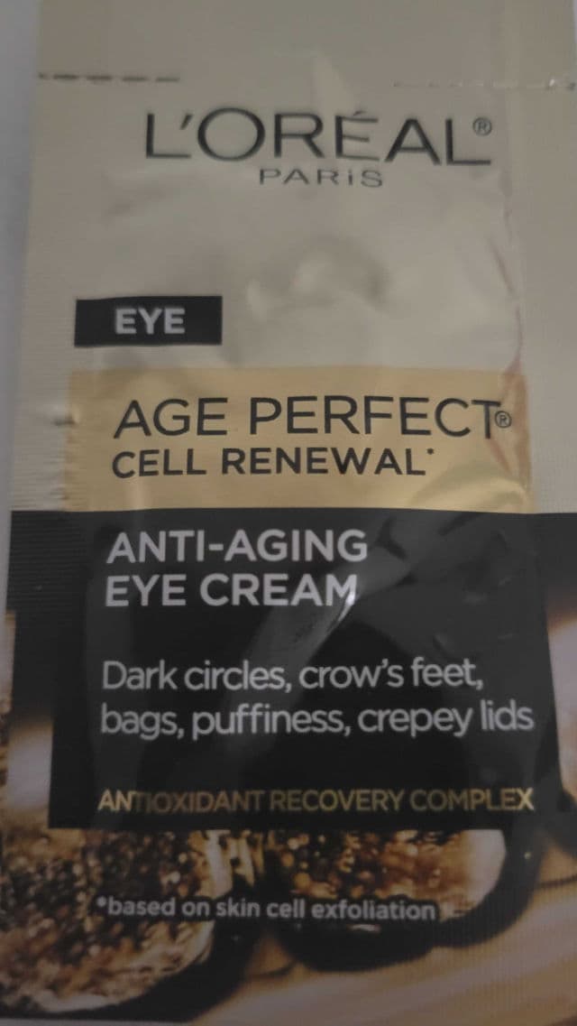L'Oreal Paris Age Perfect Cell Renew Eye Cream review photo by JillXo