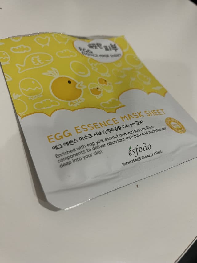 ESFOLIO Clean Skin Essence Mask Sheet (Egg) review photo by YesiMedic