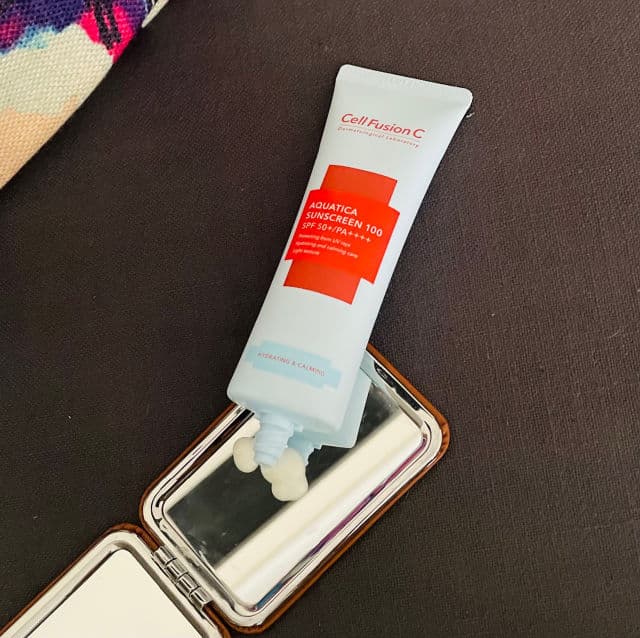 Cell Fusion C Aquatica Sunscreen 100 SPF50+ PA++++  review photo by tournesol