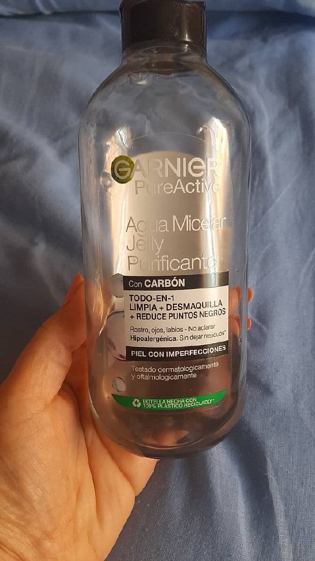 Garnier Micellar Cleansing Jelly Water with Charcoal review photo by Esther84