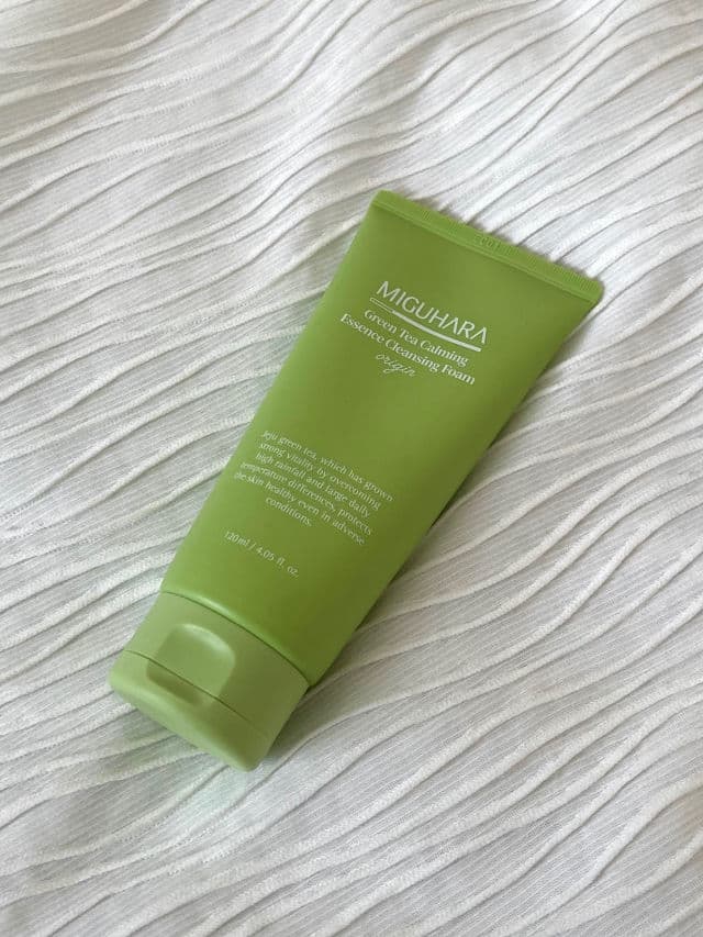 Miguhara Green Tea Calming Essence Cleansing Foam review photo by monikap
