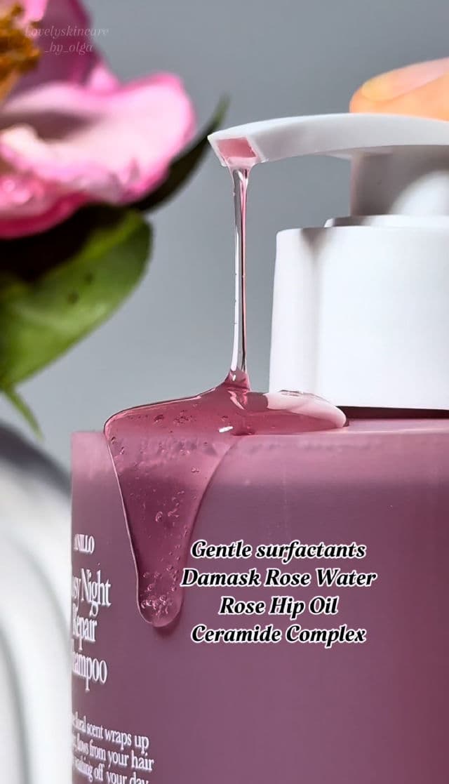 ANILLO Rosy Night Repair Shampoo review photo by LovelySkinCare