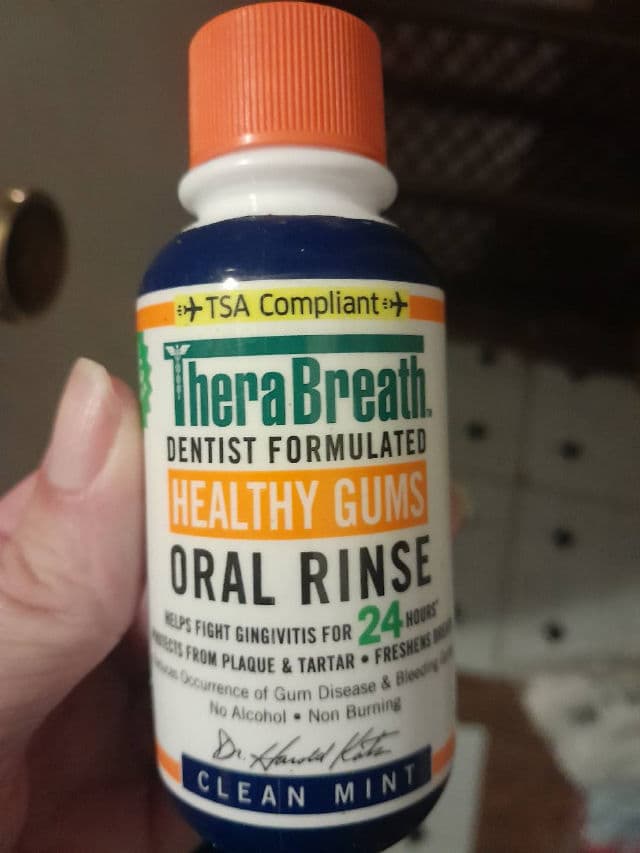 TheraBreath Healthy Gums Oral Rinse - Clean Mint review photo by Picky58348