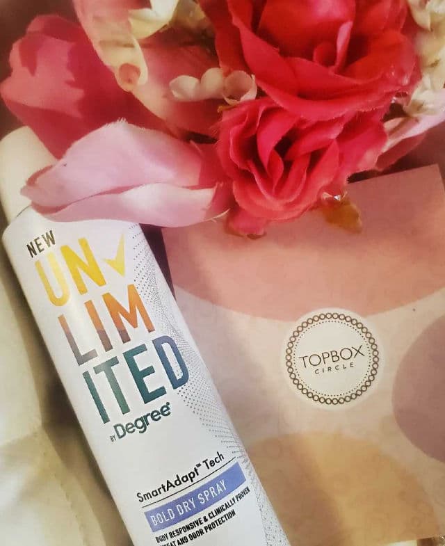 Degree Unlimited Antiperspirant Deodorant Clean review photo by influencer716mama