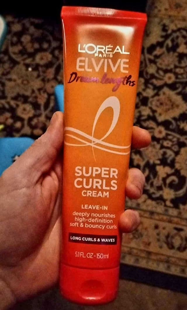 L'Oreal Paris Elvive Dream Lengths Super Curls Cream review photo by influencer716mama