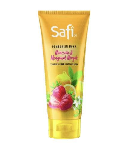 Safi Naturals Lightening Acne & Oil Control Facial Cleanser with Strawberry Lemon & Habbatus Sauda review photo by AinJazlan