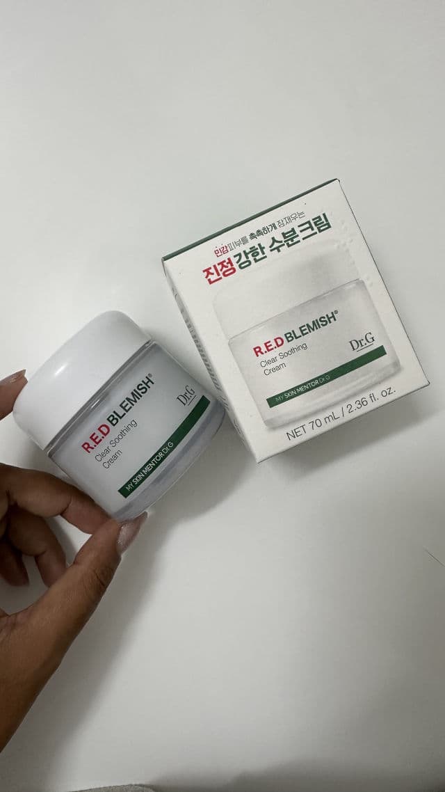 DR.G Red Blemish Clear Soothing Cream review photo by MayaraMagri