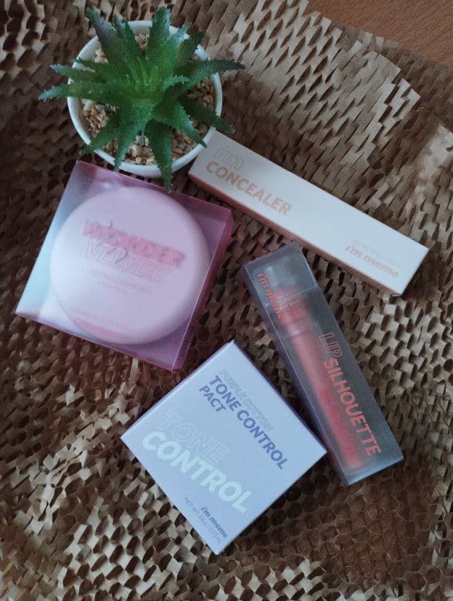 I'M MEME Purple Cotton Tone Control Pact review photo by ASMZ92