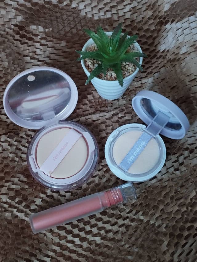 I'M MEME Purple Cotton Tone Control Pact review photo by ASMZ92