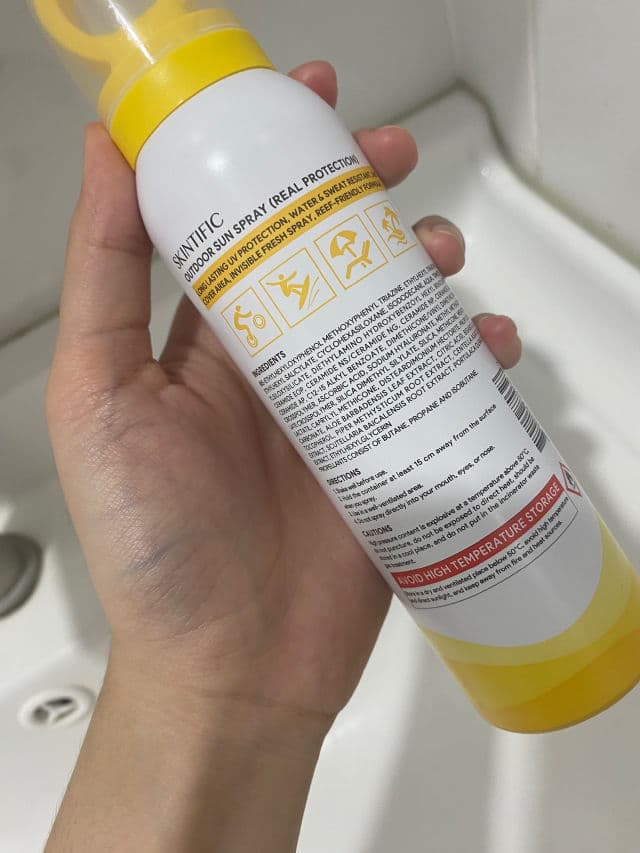 Outdoor Sunspray Sunscreen Mist SPF 100 PA++++ product review