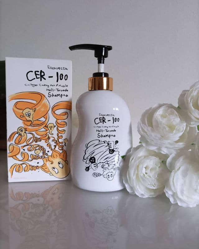 ELIZAVECCA CER-100 Collagen Coating Hair A+ Muscle Tornado Shampoo review photo by testerlory