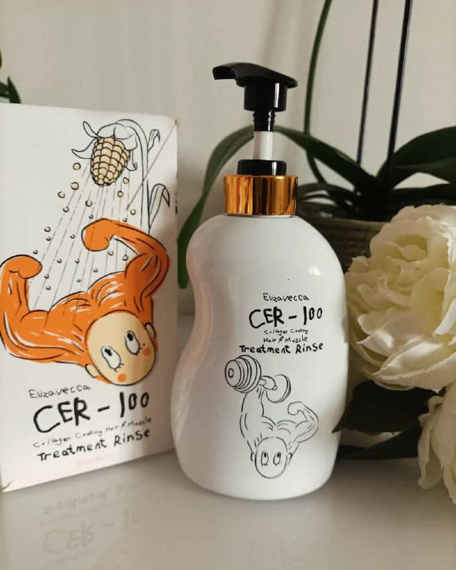ELIZAVECCA CER-100 Collagen Coating Hair Muscle Treatment Rinse	 review photo by testerlory