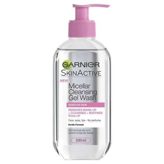 Garnier Micellar Cleansing Gel Face Wash - Sensitive Skin review photo by KrisKankam