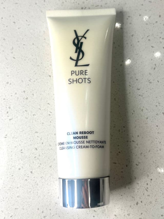 YSL Beauty Pure Shots Clean Reboot Mousse Cleanser review photo by TerriC
