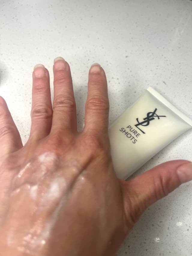YSL Beauty Pure Shots Clean Reboot Mousse Cleanser review photo by TerriC