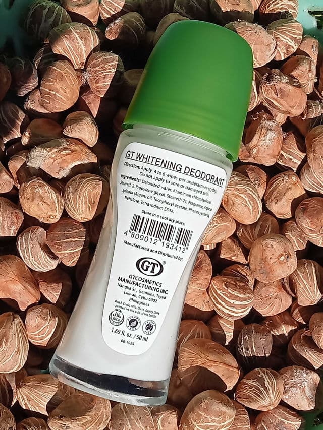 Gt Cosmetics Whitening Deodorant review photo by lalileilalilali