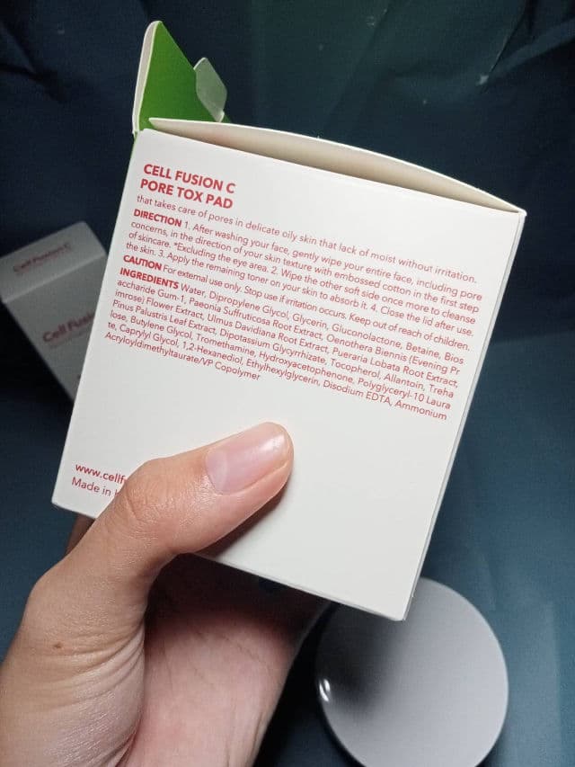 Cell Fusion C Tre.AC Pore Tox Pad review photo by lalileilalilali