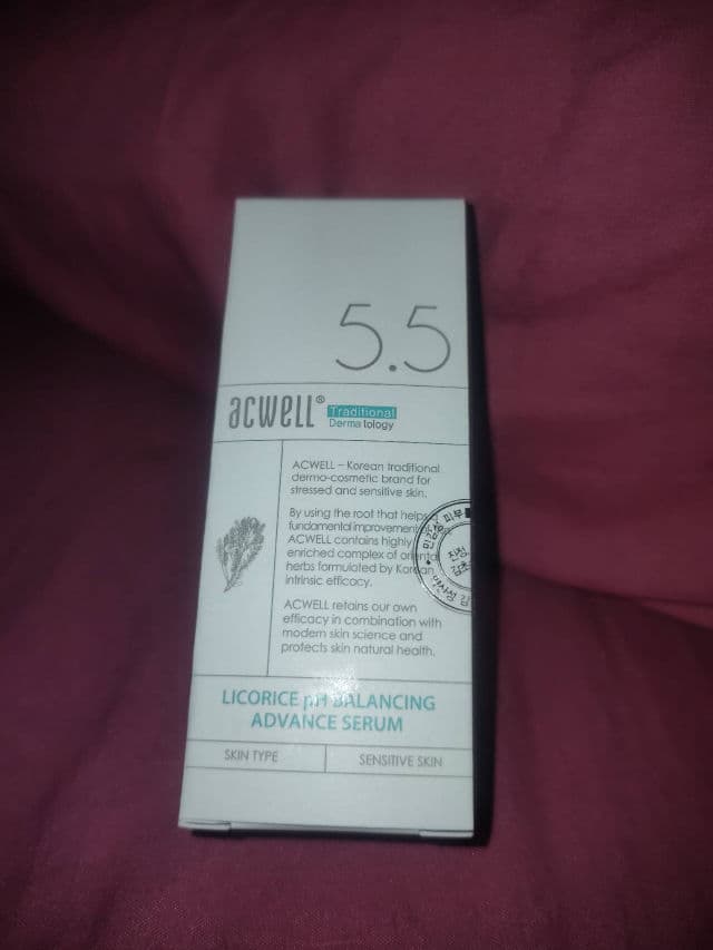 ACWELL Licorice pH Balancing Advance Serum review photo by yummeizynn