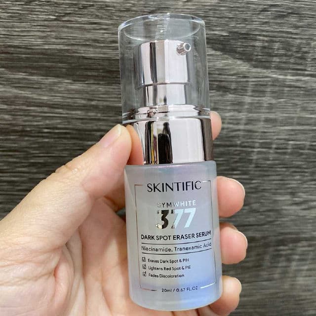 Skintific SymWhite377 Dark Spot Eraser Serum review photo by afieya