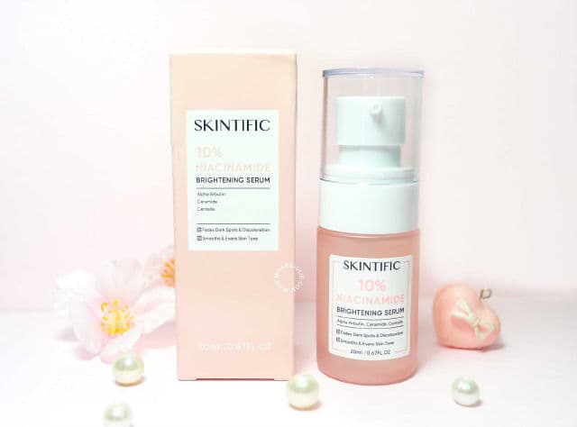 Skintific 10% Niacinamide Brightening Serum review photo by afieya