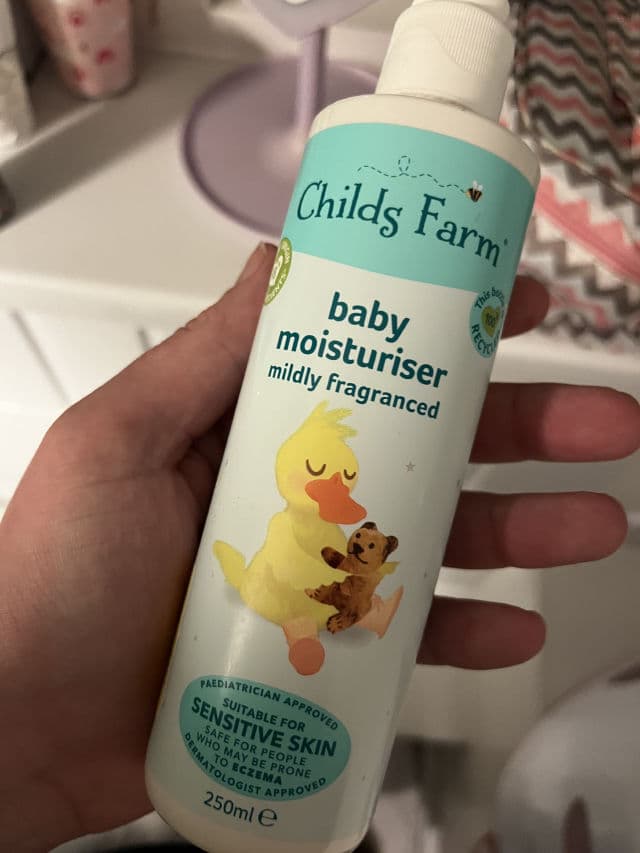 Childs Farm Baby Moisturiser Mildly Fragranced review photo by Zoechanel0 