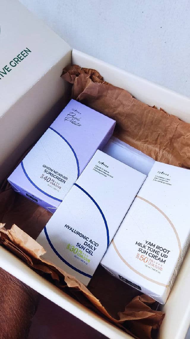 ISNTREE Onion Newpair Suncreen SPF40 PA+++ review photo by simplyhenna