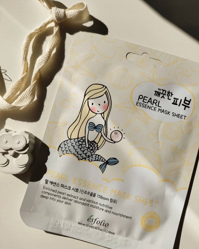 ESFOLIO Pure Skin Pearl Essence Mask Sheet review photo by Silviab90
