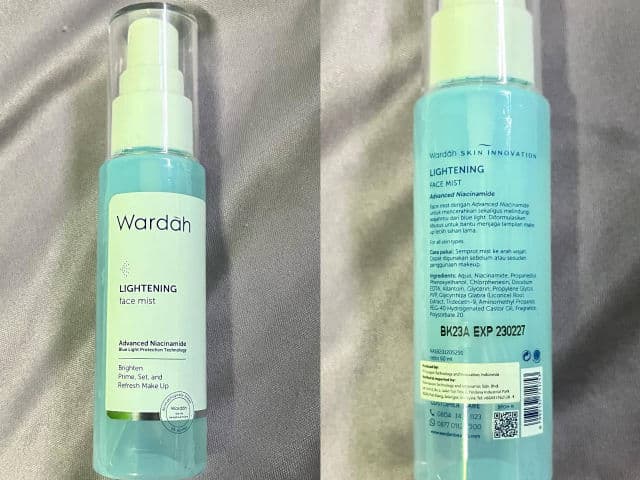 Wardah Lightening Face Mist  review photo by fairytaleeya