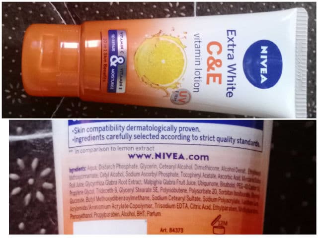 Nivea Extra White C&E Vitamin Lotion review photo by falya