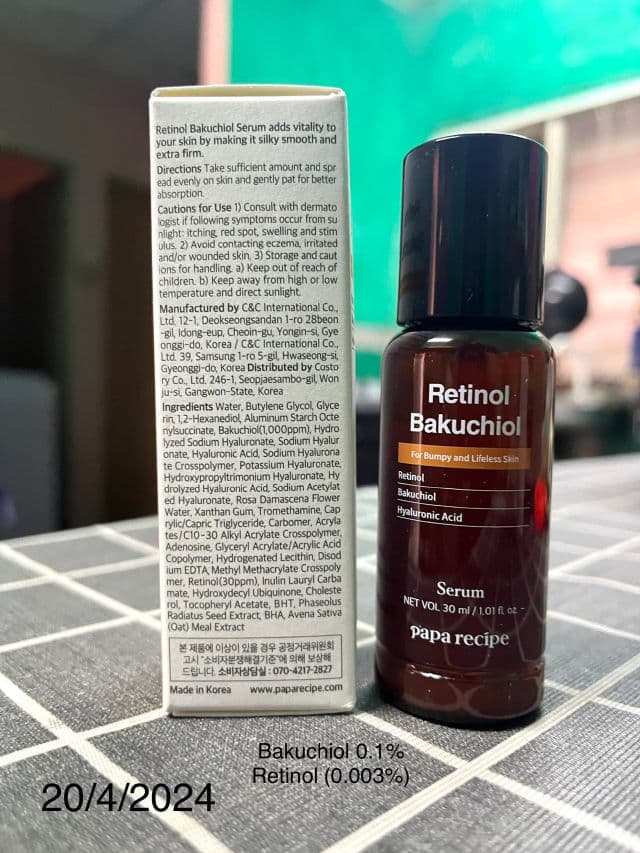 PAPA RECIPE [Discontinued] Retinol Bakuchiol Serum review photo by aleeyalee