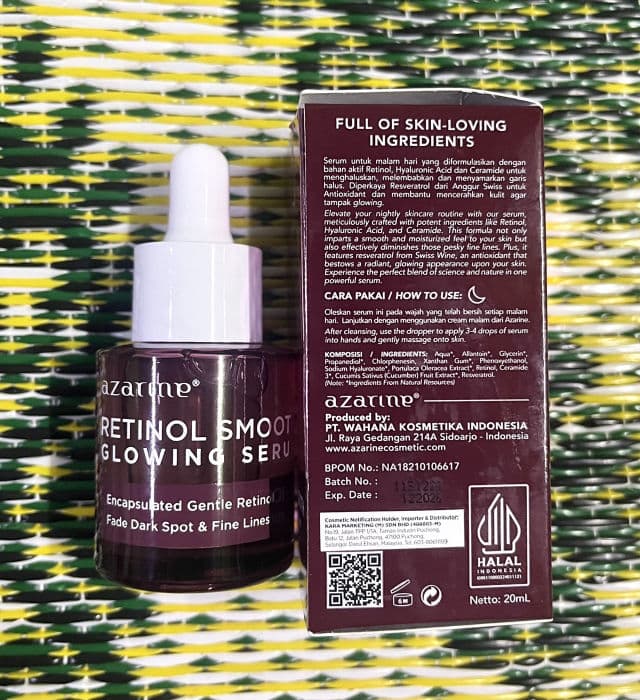 Azarine Retinol Smooth Glowing Serum review photo by aleeyalee