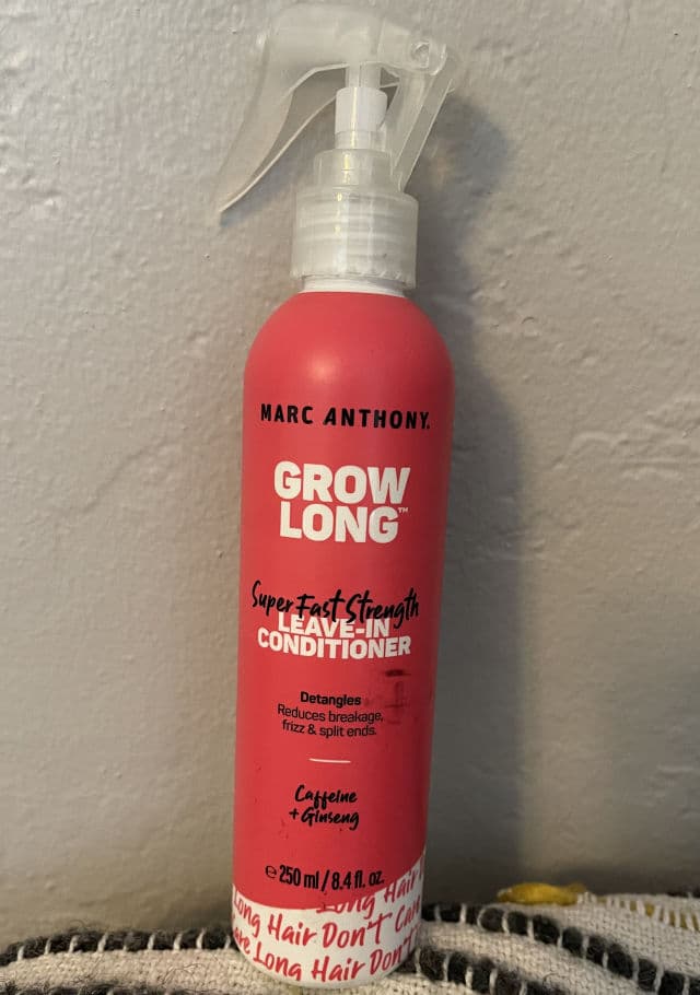 Marc Anthony Grow Long Super Fast Strength Leave-In Conditioner Caffeine + Ginseng review photo by BeautyLoves