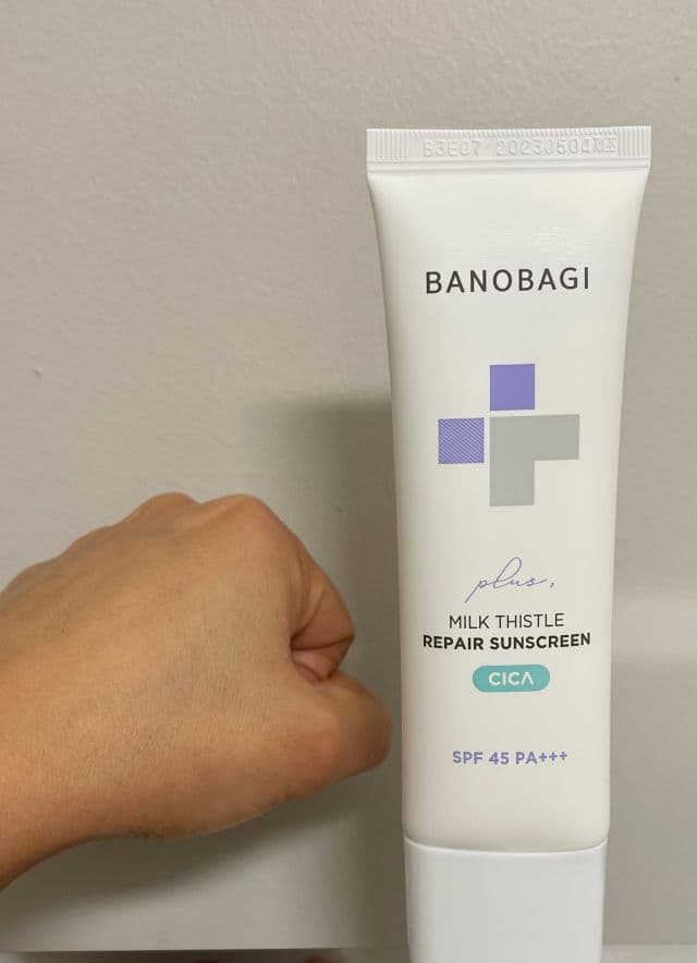 BANOBAGI Milk Thistle Repair Sunscreen Plus SPF 45+ PA++++ review photo by BeautyLoves