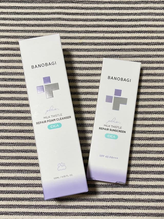 BANOBAGI Milk Thistle Repair Sunscreen Plus SPF 45+ PA++++ review photo by BeautyLoves