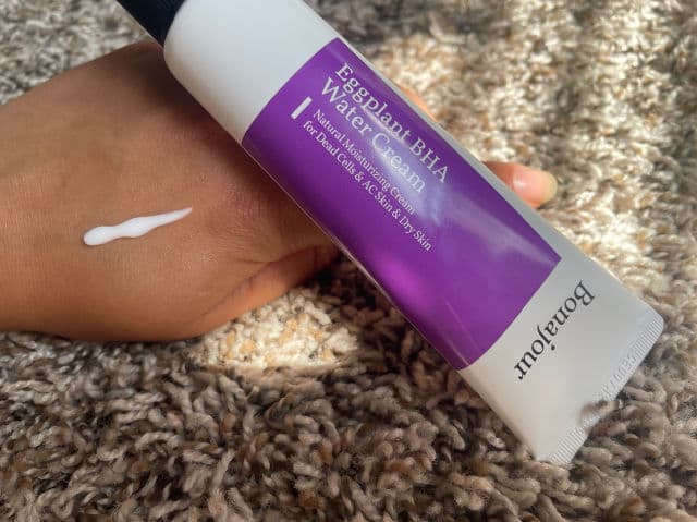 Bonajour Eggplant BHA Water Cream review photo by Beespacenaa