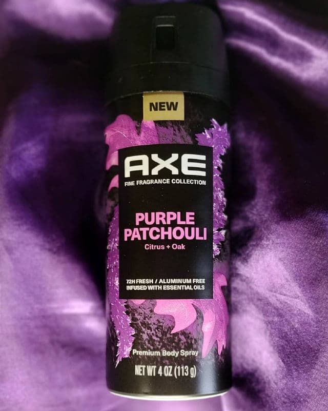 AXE Purple Patchouli Premium Deodorant Body Spray review photo by FluffyBunnyWarrior