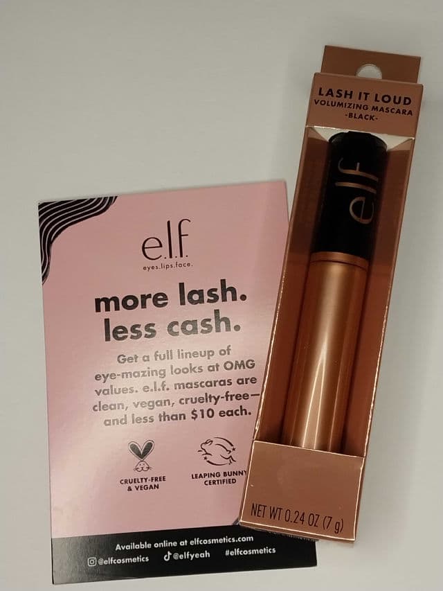 ELF Lash It Loud Mascara review photo by FluffyBunnyWarrior