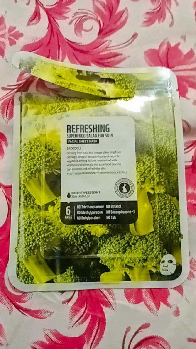 Farmskin Superfood Broccoli Refreshing Mask review photo by Mahiii