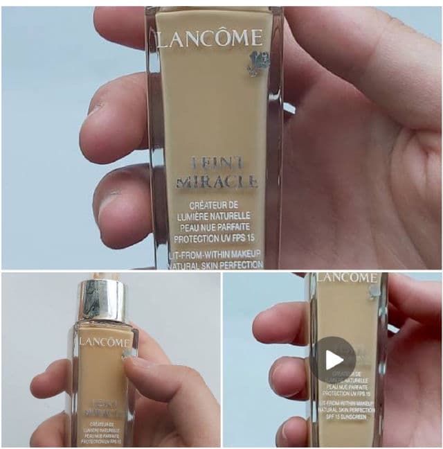 Lancome Teint Miracle Hydrating Foundation SPF 15 review photo by renzibythesea