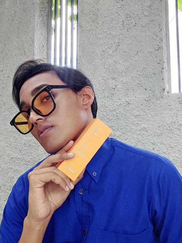 FAU Cosmetics Skin Solution Sun Essence SPF 50 ++++  review photo by Xavigilfilm