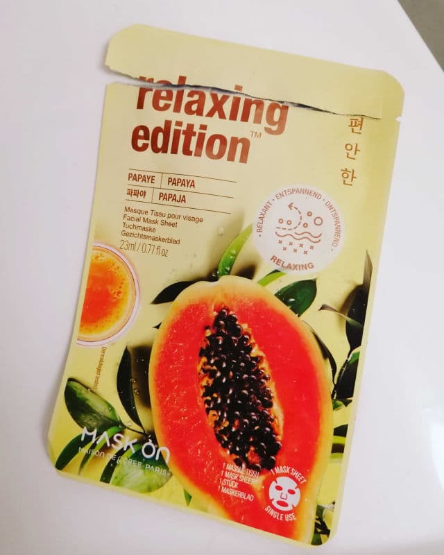 Maison de Corée Relaxing Edition Papaya Mask review photo by Virjnyb80