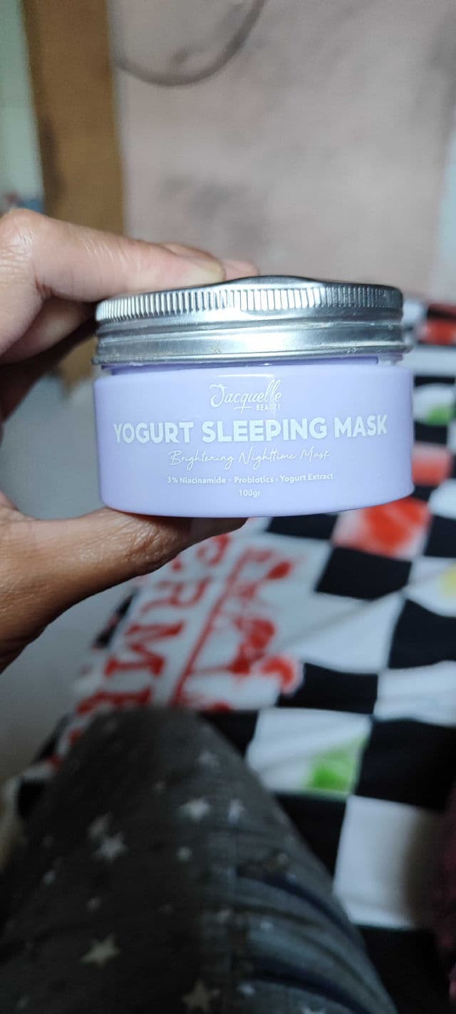Jacquelle Beaute Yogurt Sleeping Mask / Moisturizer (Probiotic) Disney Edition review photo by TessaTobing