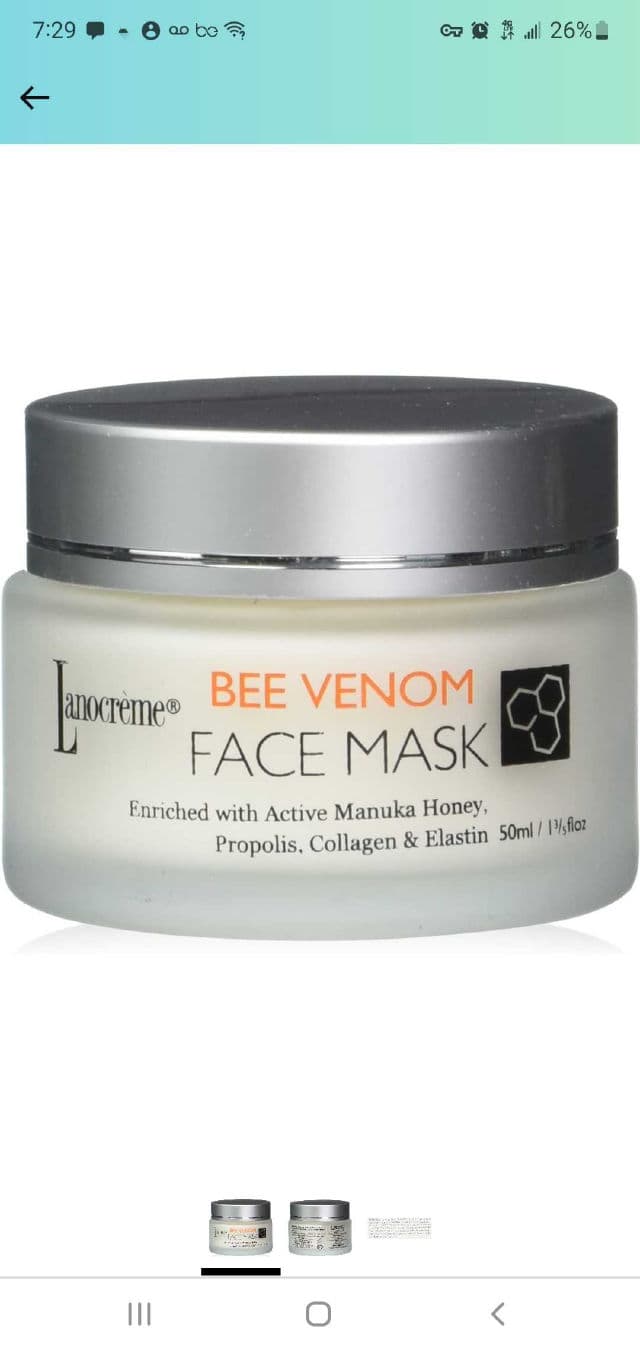 Lanocreme Bee Venom Face Mask review photo by Cassidyxo