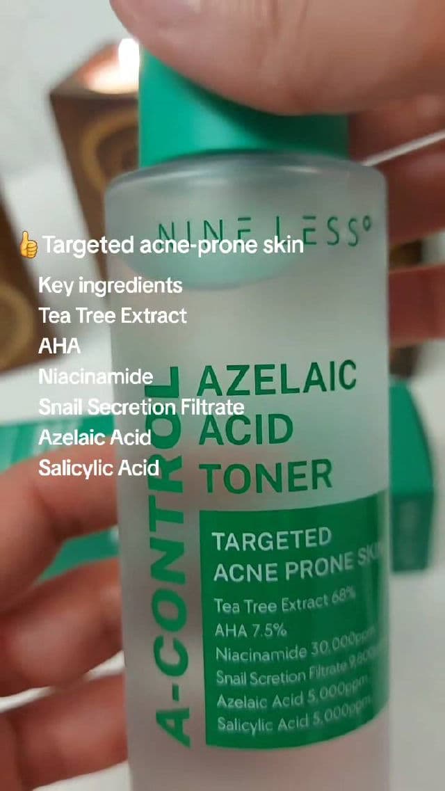 NINELESS A-Control Azelaic Acid Toner review photo by linazam