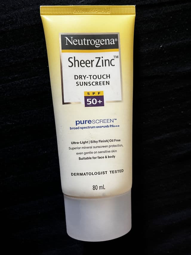 Neutrogena Sheer Zinc Dry-Touch Sunscreen Broad Spectrum SPF 50 review photo by avana