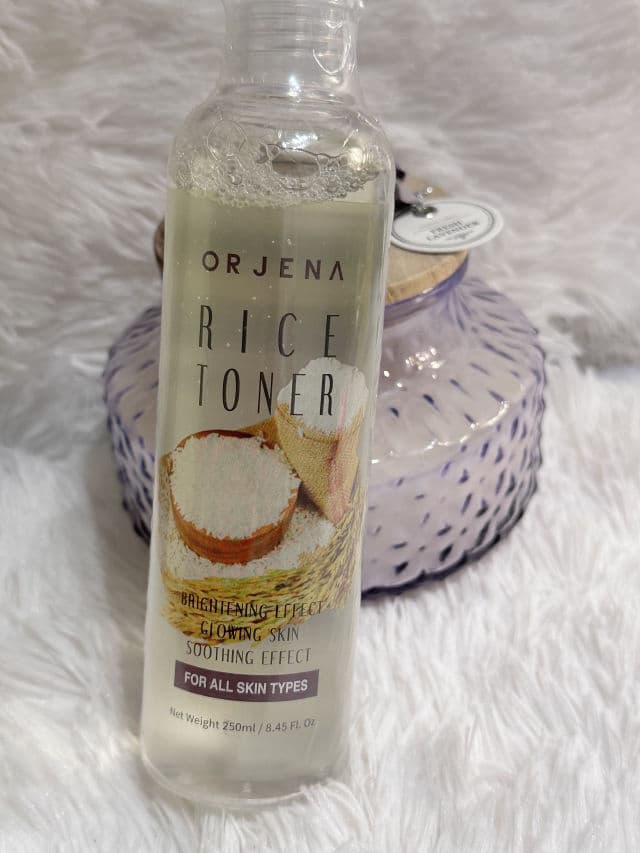 Orjena Rice Toner review photo by theglamouressentials